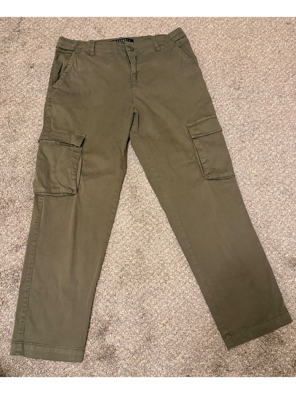 Sanctuary Standard Surplus Olive Green Cargo Pants Size 28
